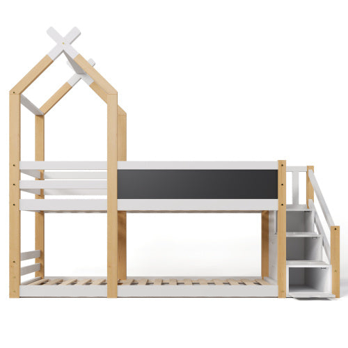 Kinderhochbett In Massivholz