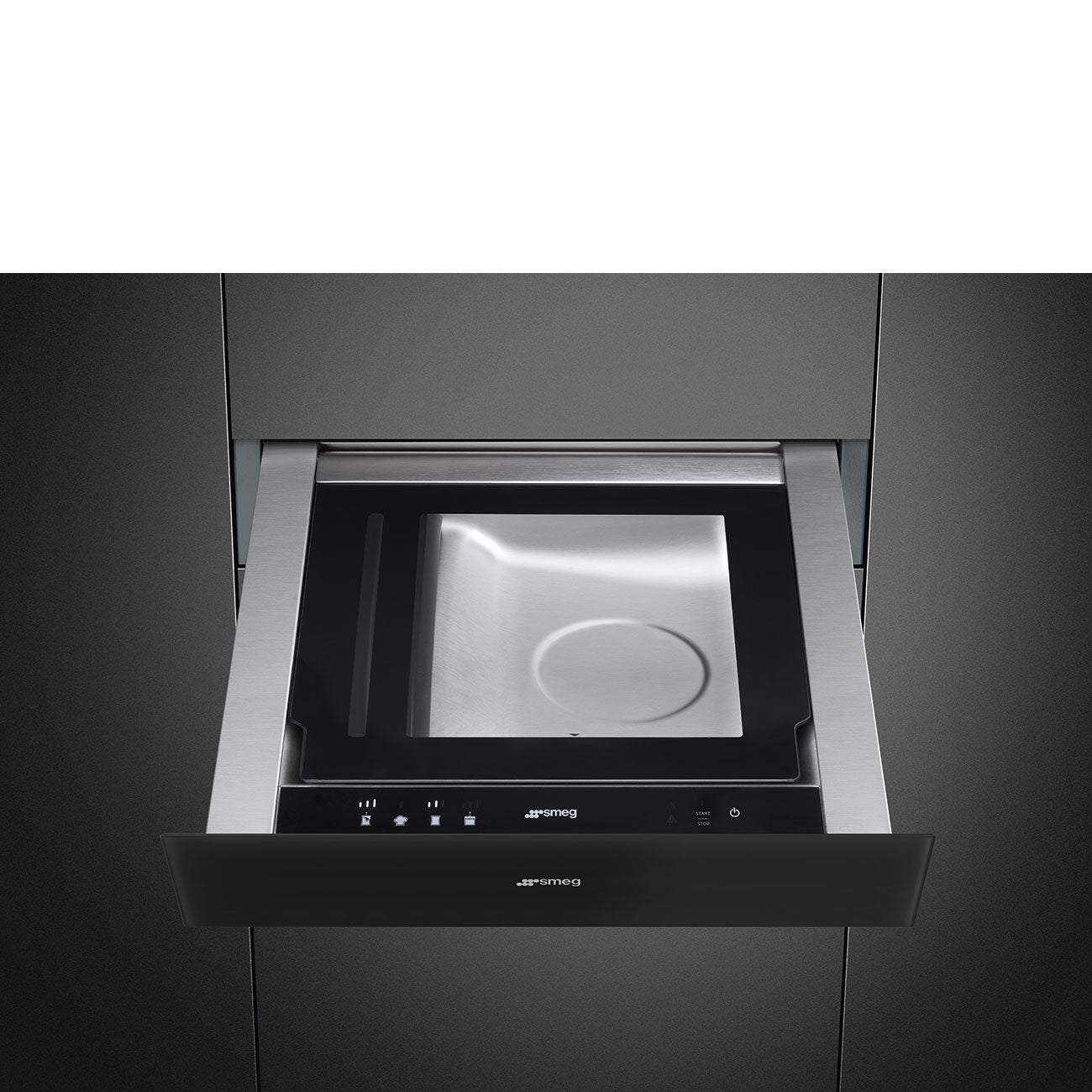 Smeg CPV115B3 Vakuumierschublade 60 cm Linea Schwarz