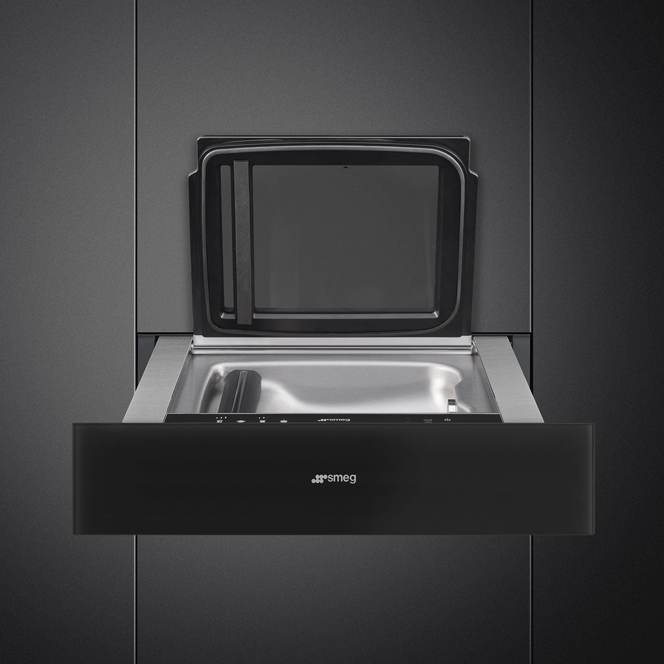 Smeg CPV115B3 Vakuumierschublade 60 cm Linea Schwarz