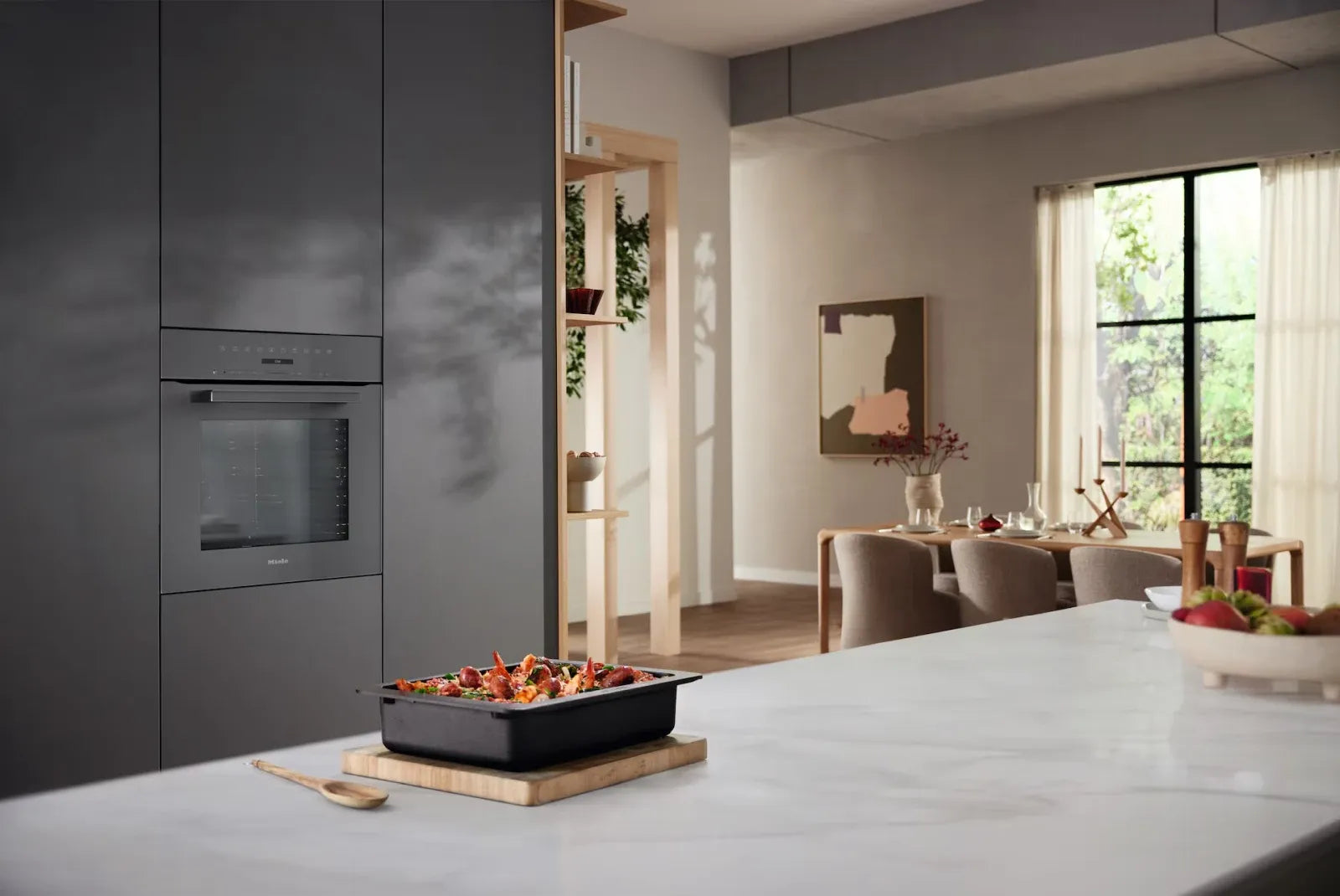 Miele DGC 7250 Dampfbackofen mit Backofenfunktion Graphitgrau