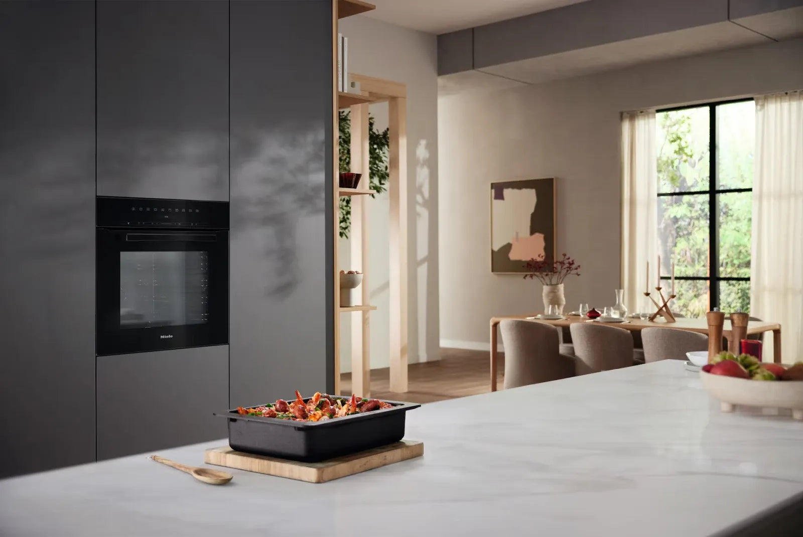 Miele DGC 7250 Dampfbackofen mit Backofenfunktion Obsidianschwarz