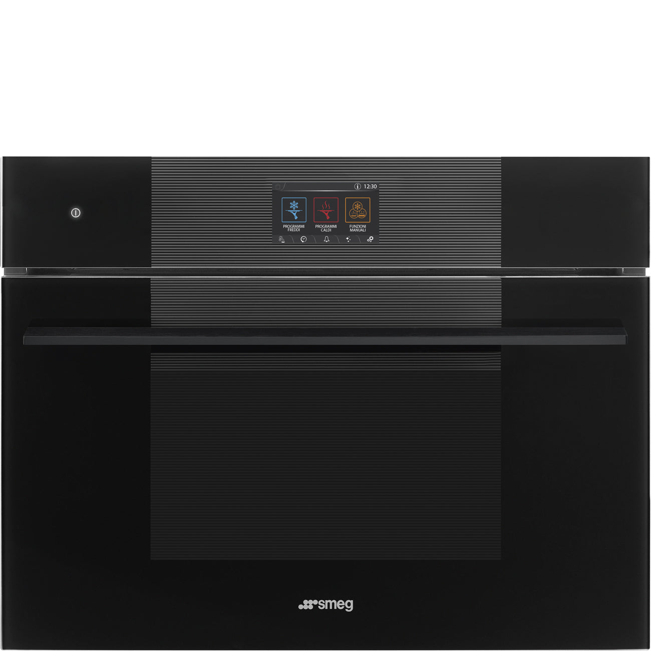 SMEG SBC4104B3 - Blast Chiller mit 5 Jahre Garantie, Designlinie Linea, Schwarz, Touch-Control, Nische 60 x 45 cm