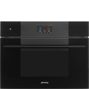 SMEG SBC4104B3 - Blast Chiller mit 5 Jahre Garantie, Designlinie Linea, Schwarz, Touch-Control, Nische 60 x 45 cm
