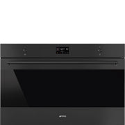 Smeg SFP9302TN Backofen mit Pyrolyse, 90 cm Breit, Schwarz Matt