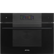 Smeg SO4106WAPB3 Kompakt-Einbaubackofen 45cm Omnichef Linea Schwarz