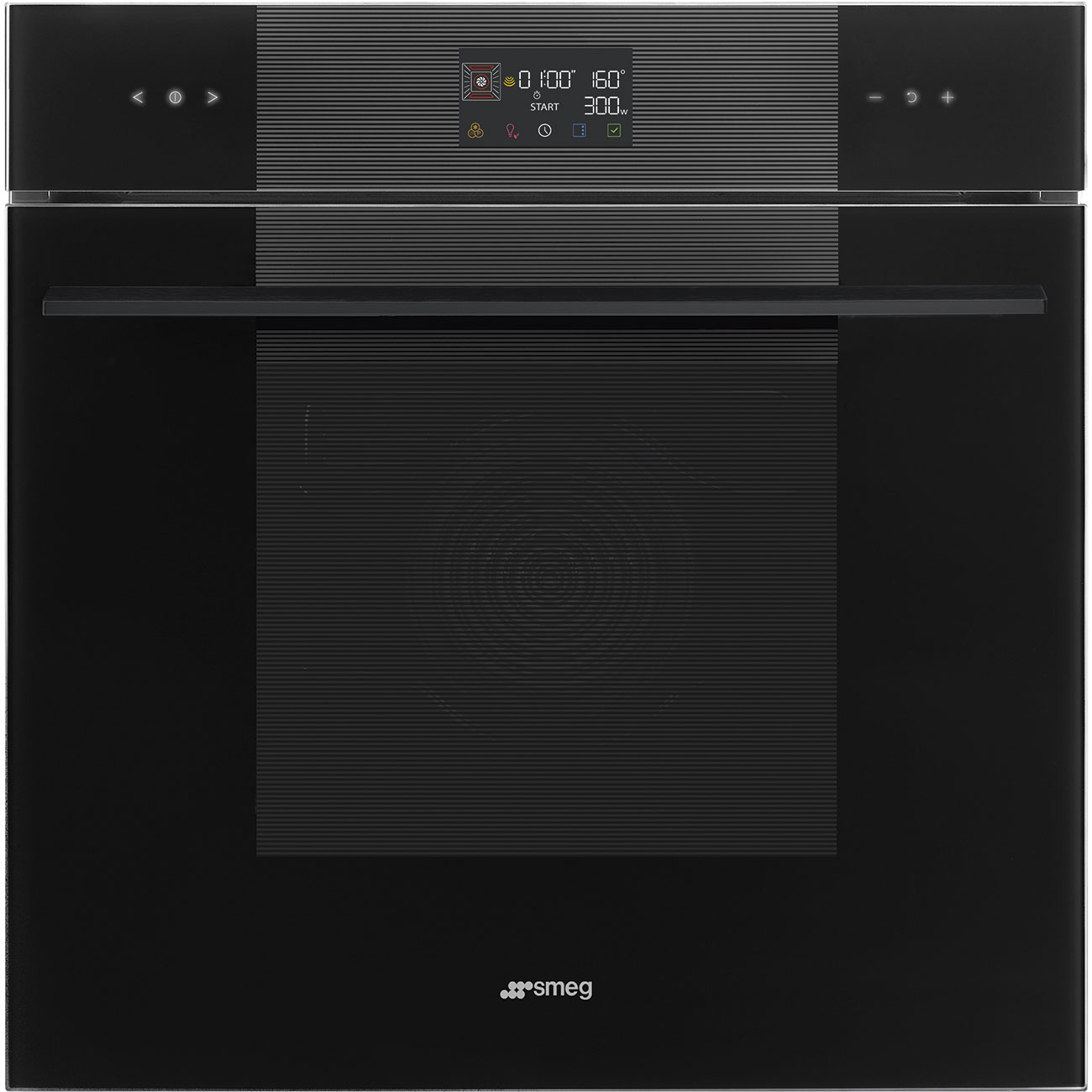 Auf den Merkzettel SMEG SO6102M2B3 - Backofen mit Mikrowelle mit 5 Jahre Garantie, Designlinie Linea, Schwarz, Touch-Control, Nische 60 x 60 cm