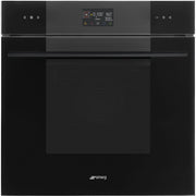 Auf den Merkzettel SMEG SO6102M2B3 - Backofen mit Mikrowelle mit 5 Jahre Garantie, Designlinie Linea, Schwarz, Touch-Control, Nische 60 x 60 cm