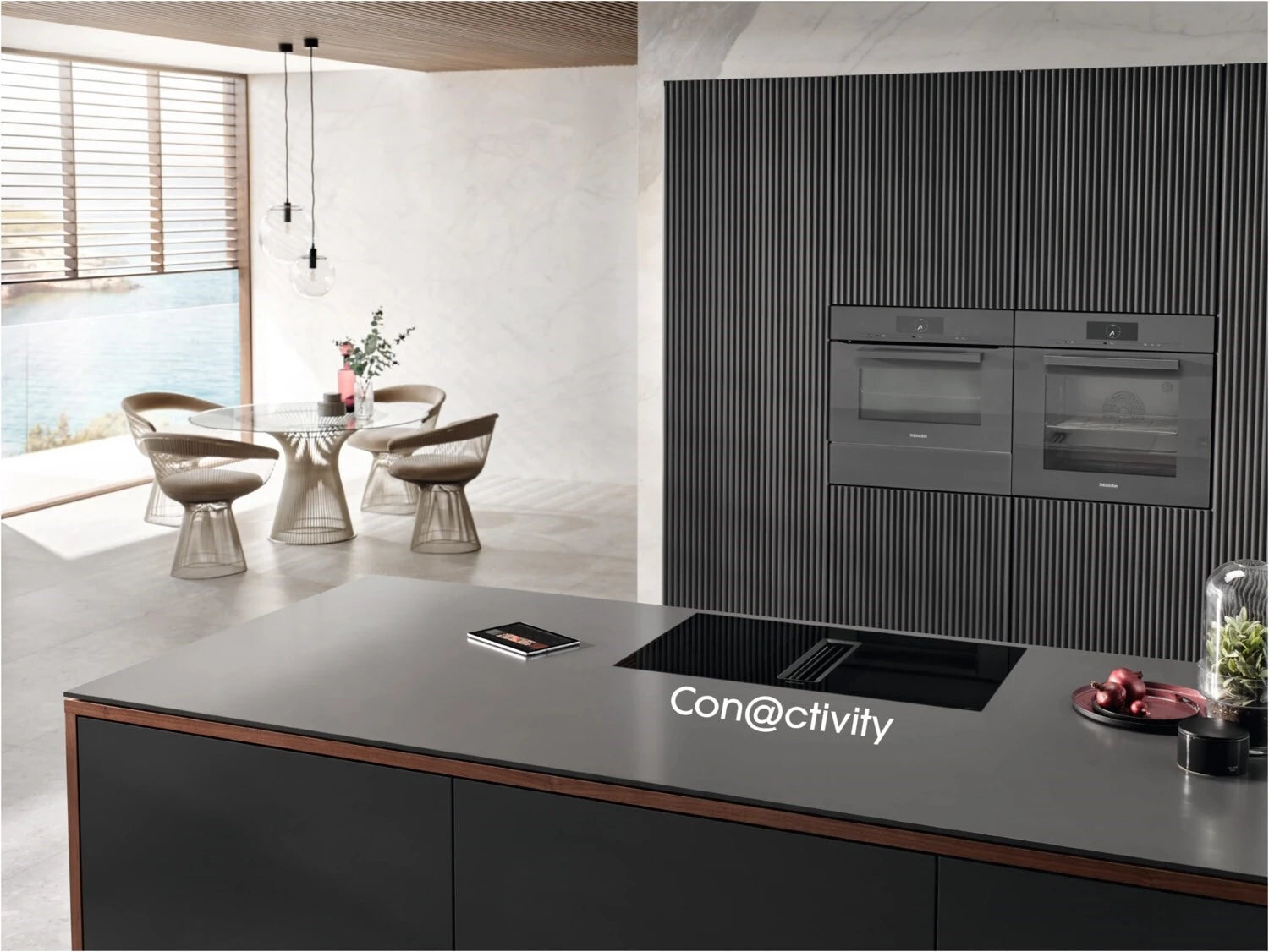 Miele KMDA 7676-1 FL BlackPerfection 800 mm | Abluft und Umluft | SilenceMotor | PowerFlex XL-Kochbereich