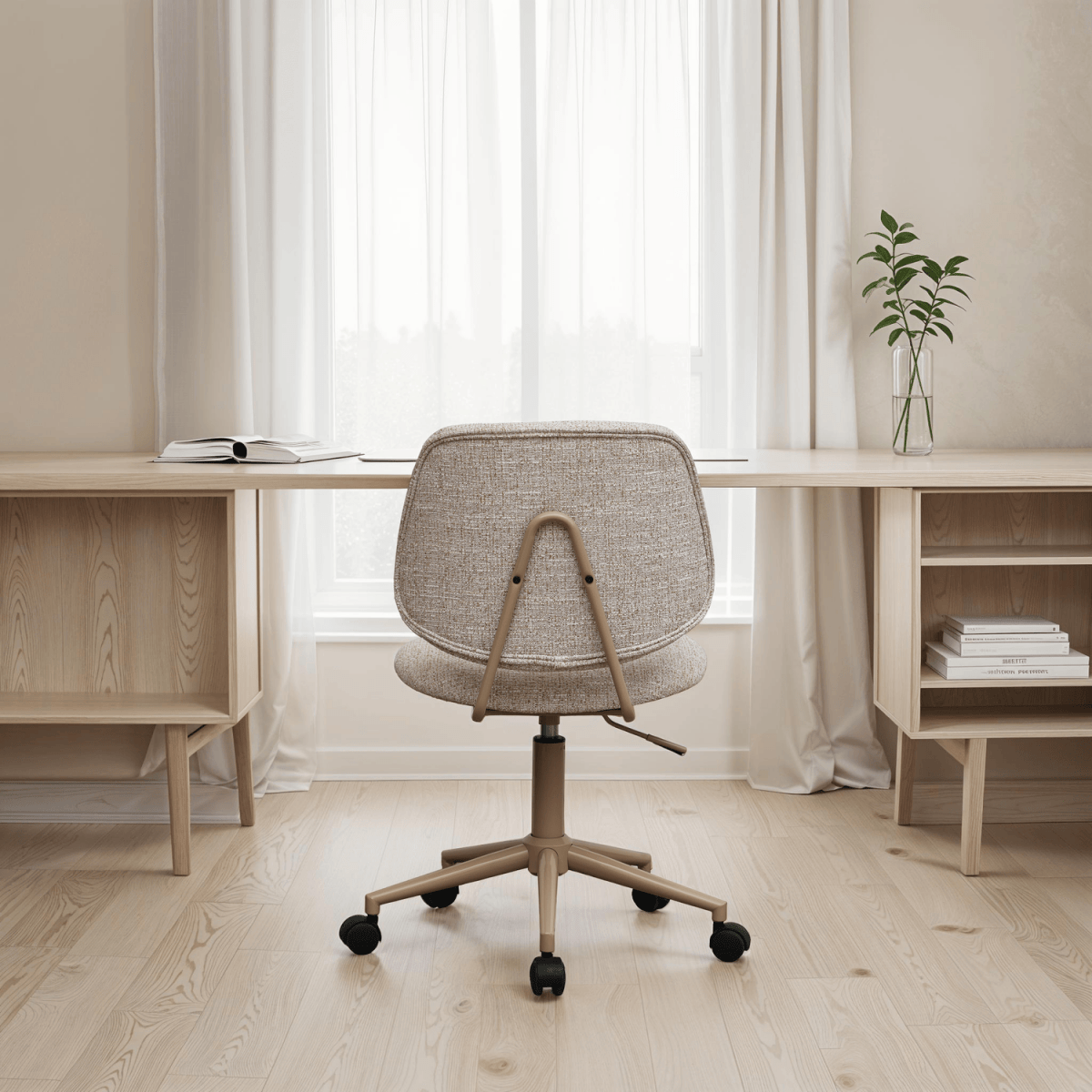Alto Bürostühle - Bouclé-Stoff Beige