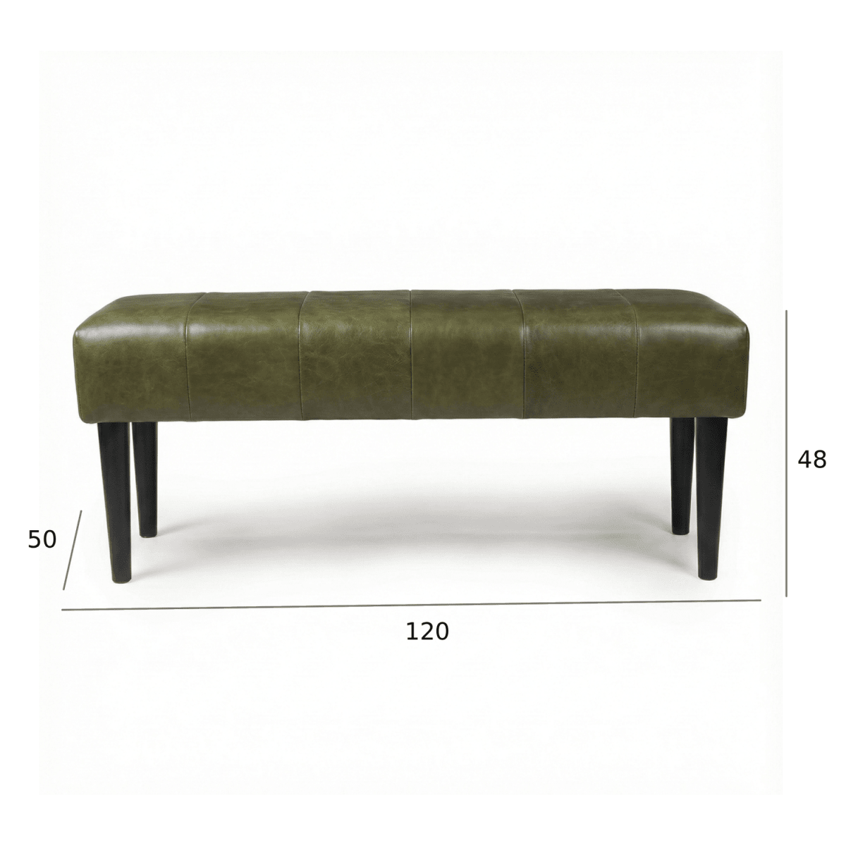 Athea Sitzbank 120 cm - Olivgrün