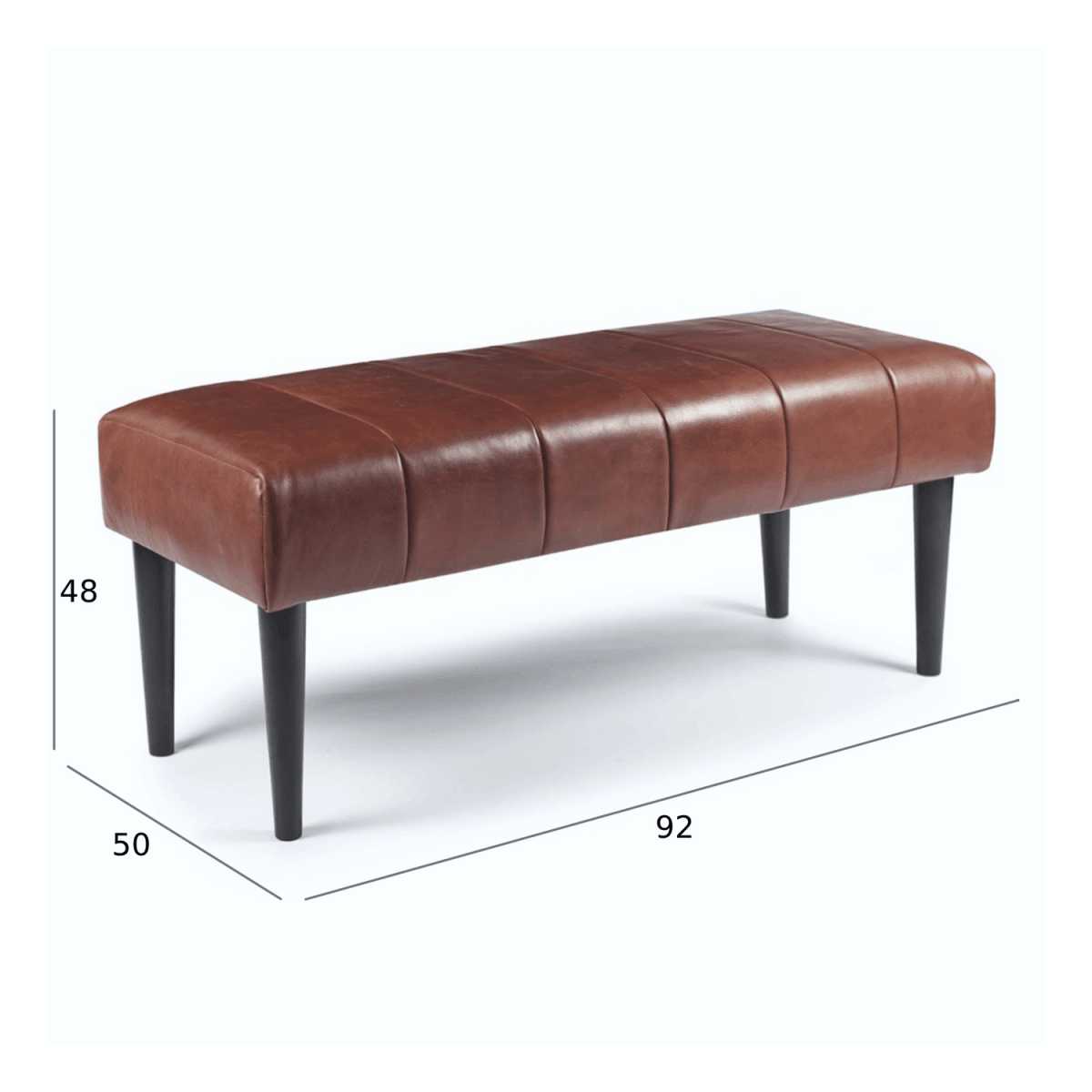 Athea Sitzbank 92 cm - Dunkelbraun