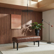 Athea Sitzbank 92 cm - Dunkelbraun