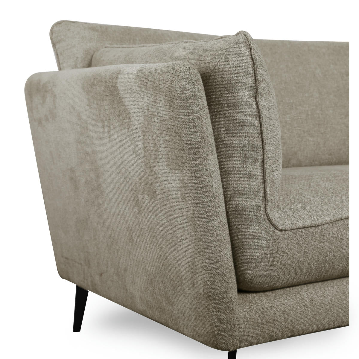3-Sitzer Sofa - Stoffbezug Beige