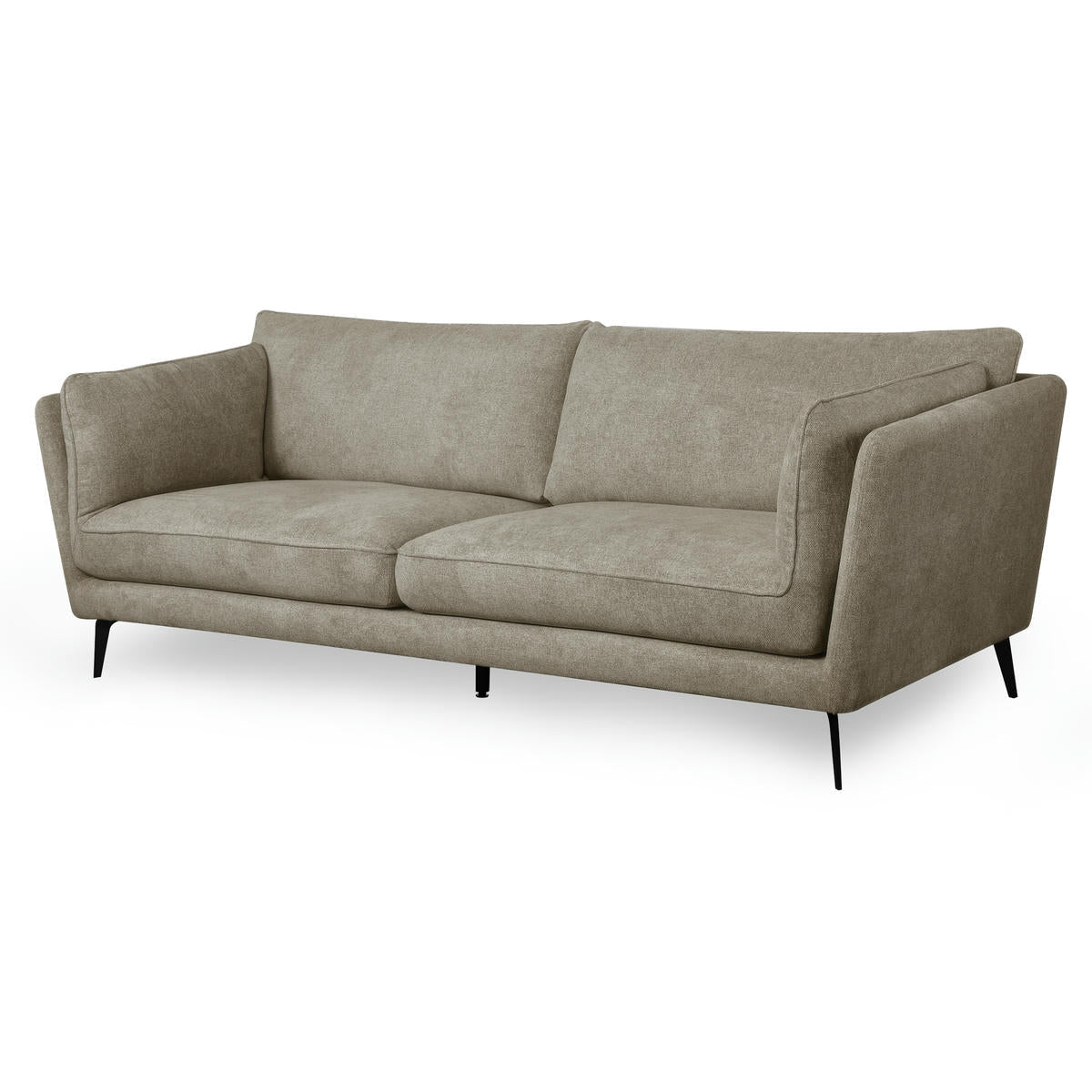 3-Sitzer Sofa - Stoffbezug Beige