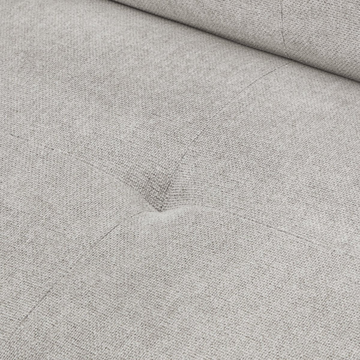 L-Form Ecksofa Links - Stoffbezug Grau