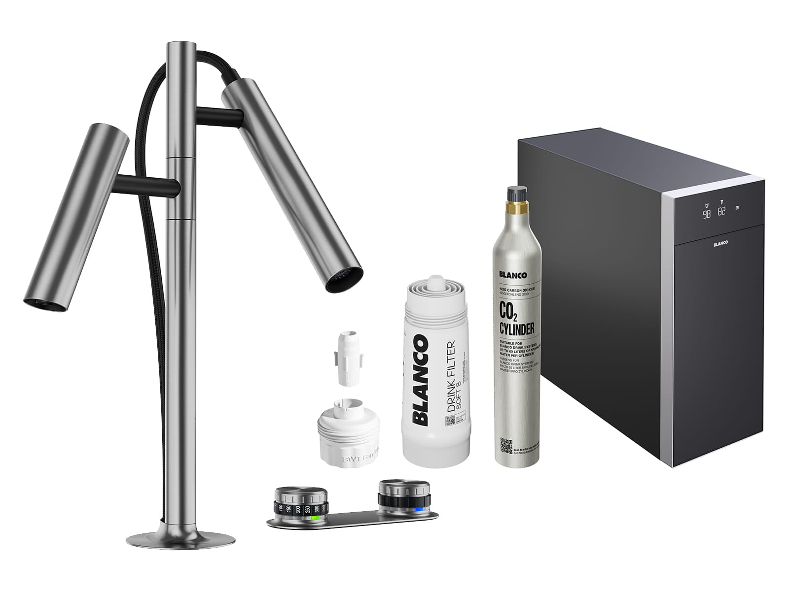 Blanco Set Trinkwasserarmatur Choice Luneoo-S + Choice.All