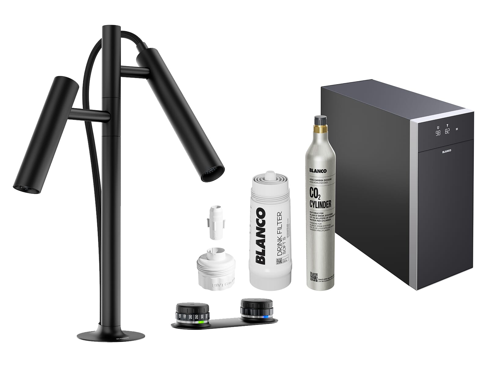 Blanco Set Trinkwasserarmatur Choice Luneoo-S + Choice.All