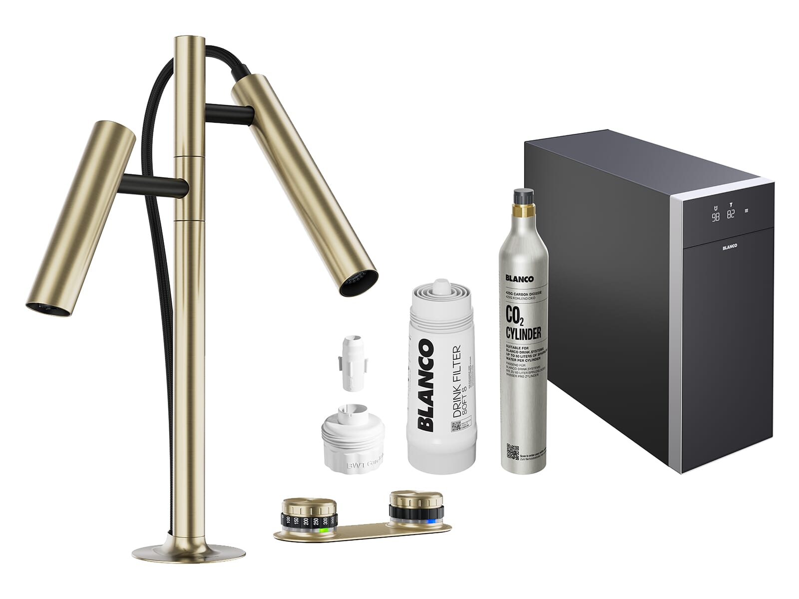 Blanco Set Trinkwasserarmatur Choice Luneoo-S + Choice.All
