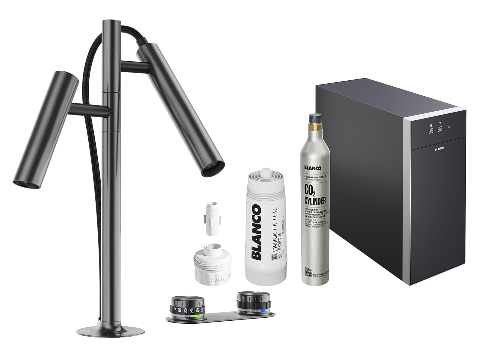 Blanco Set Trinkwasserarmatur Choice Luneoo-S + Choice.All