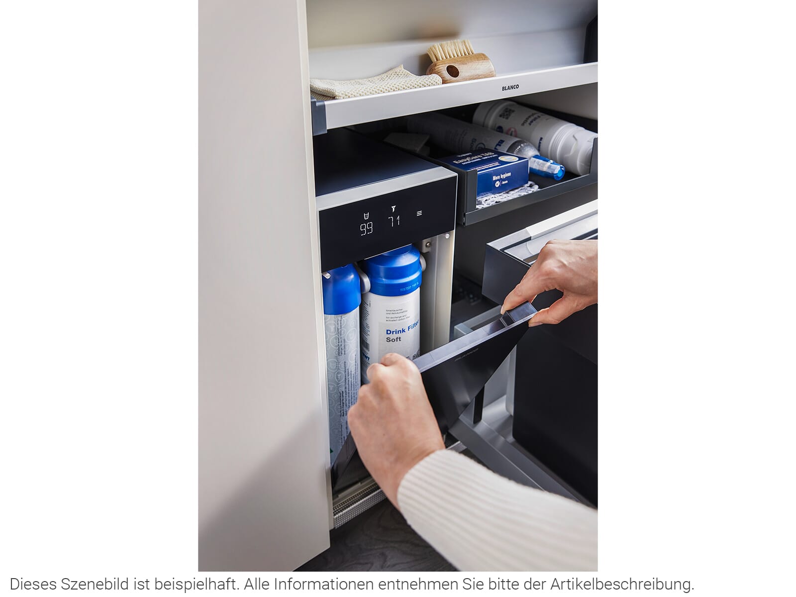 Blanco Set Trinkwasserarmatur Choice Icona + Kühl- und Karbonisierungseinheit Choice.All