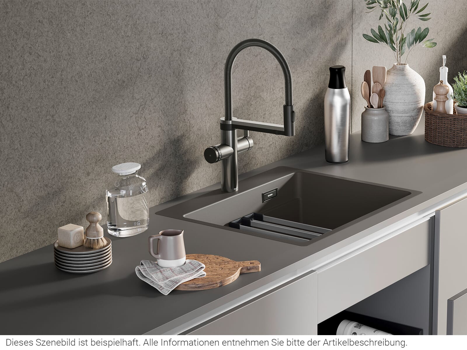 Blanco Set Trinkwasserarmatur Choice Icona + Kühl- und Karbonisierungseinheit Choice.All