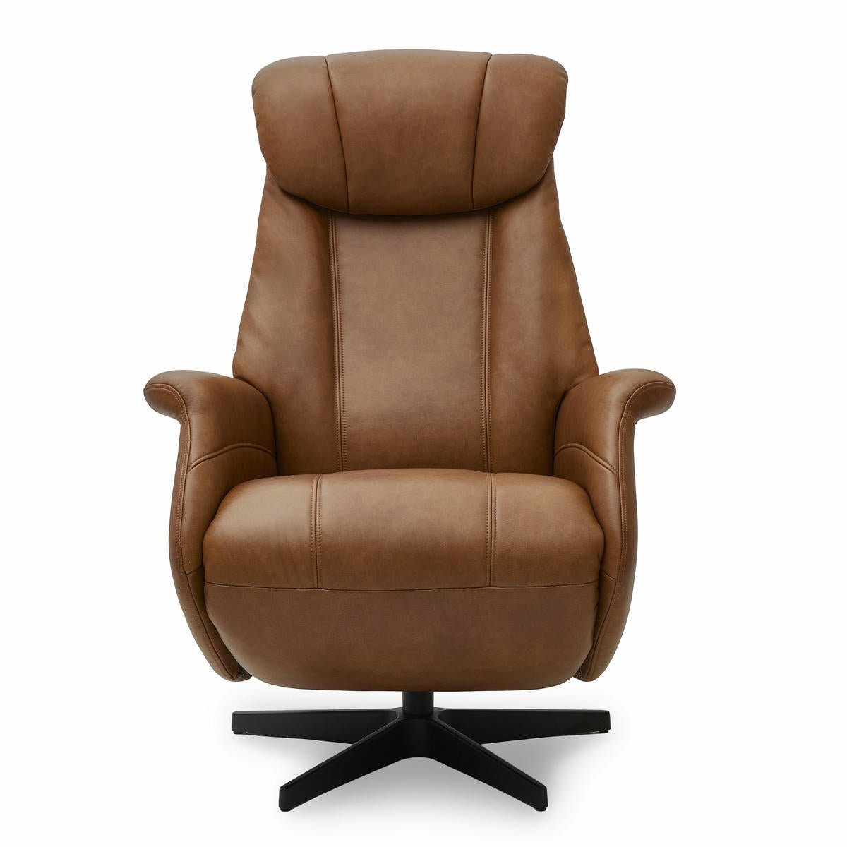 Elektrischer Relaxsessel Bonanza – Echtleder Cognac | ibbedesign