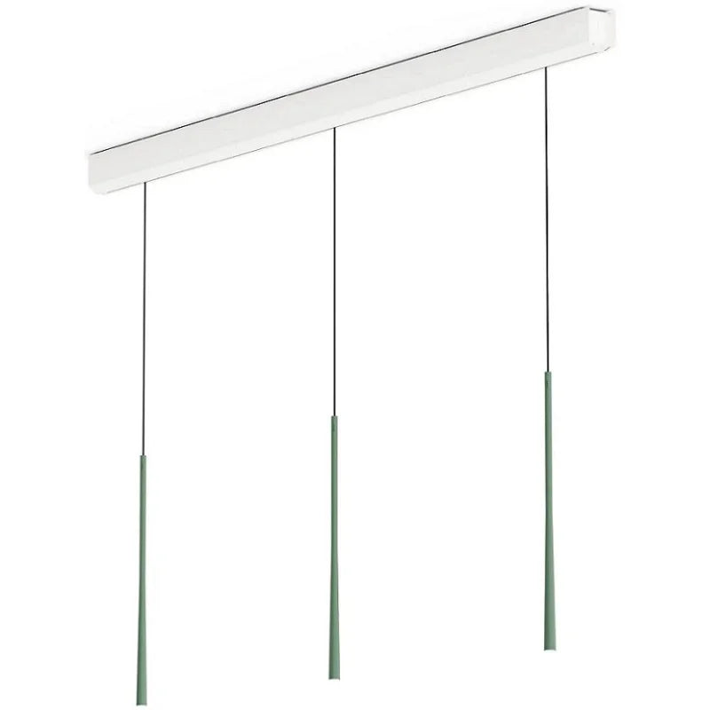 BORA Stars Pendelleuchte 3-fach linear - moosgrün LSLMG