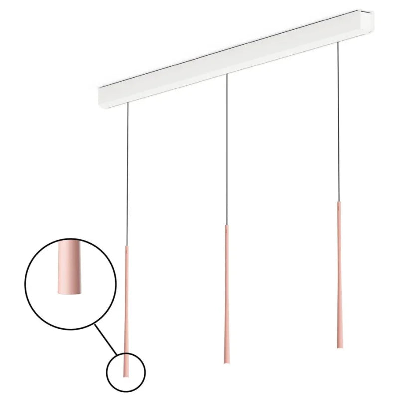 BORA Stars Pendelleuchte 3-fach linear - roségold LSLRG