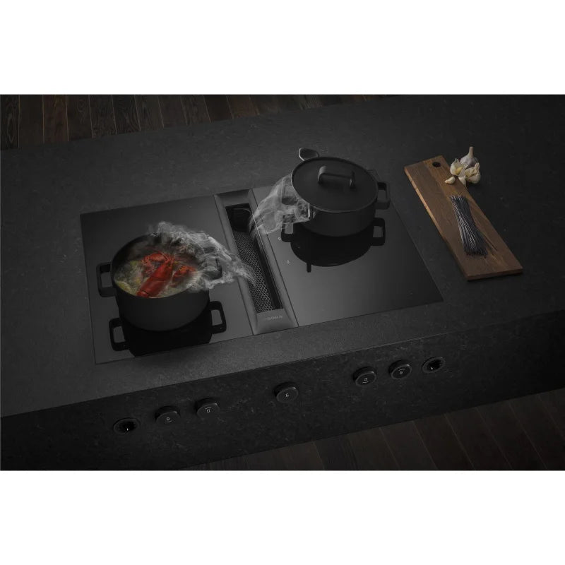 BORA Professional 3.0 Pro, PKAS3FIAB, Set, Flächeninduktion All Black (1x PKAS3AB, 2x PKFI3AB, 1x EFBV90, 1x EFS375, 1x EFV)