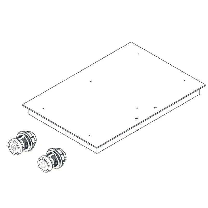 BORA Professional 3.0 Pro, PKAS3FIT, Set, Flächeninduktion Tepan (1x PKAS3, 1x PKFI3, 1x PKT3, 1x EFBV90, 1x EFS375, 1x EFV)