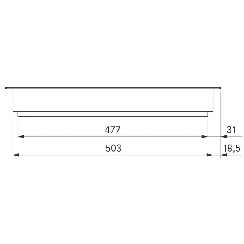 BORA Professional 3.0 Pro PKAS3FITR Rough (Matt) Set Flächeninduktion Tepan