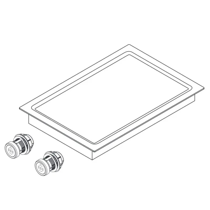 BORA Professional 3.0 Pro PKAS3FITR Rough (Matt) Set Flächeninduktion Tepan