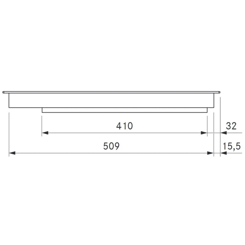 BORA Professional 3.0 Pro PKI3 Induktions-Kochfeld Knebelring Edelstahl