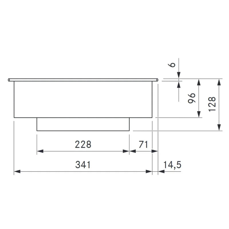 BORA Professional 3.0 Pro PKIW3 Induktions-Wok-Kochfeld Knebelring Edelstahl