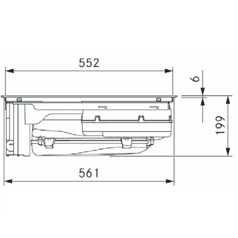 BORA S Pure PURSA2R Rough (Matt) Induktions-Kochfeld mit integriertem Kochfeldabzug - Abluft