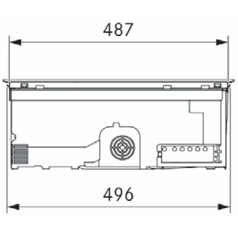 BORA S Pure PURSA2R Rough (Matt) Induktions-Kochfeld mit integriertem Kochfeldabzug - Abluft