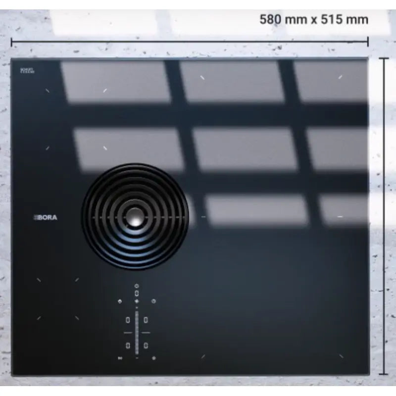 BORA S Pure PURSA2R Rough (Matt) Induktions-Kochfeld mit integriertem Kochfeldabzug - Abluft