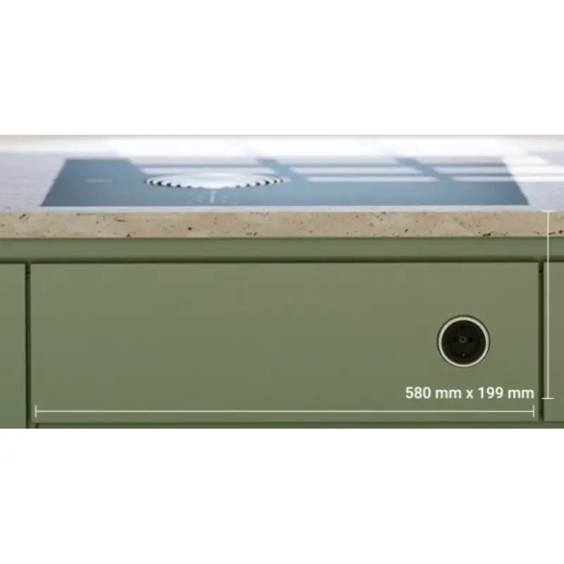 BORA S Pure PURSA2R Rough (Matt) Induktions-Kochfeld mit integriertem Kochfeldabzug - Abluft