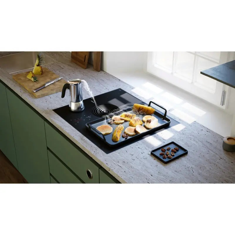 BORA S Pure PURSA2R Rough (Matt) Induktions-Kochfeld mit integriertem Kochfeldabzug - Abluft