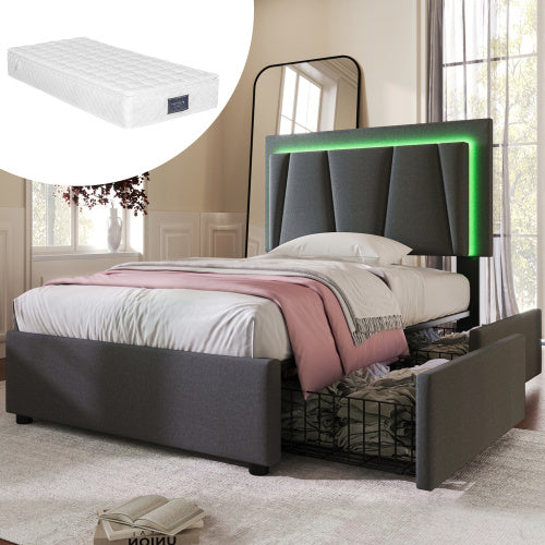 Holzbett Bett Rahmen Größe 90cm x 200cm
