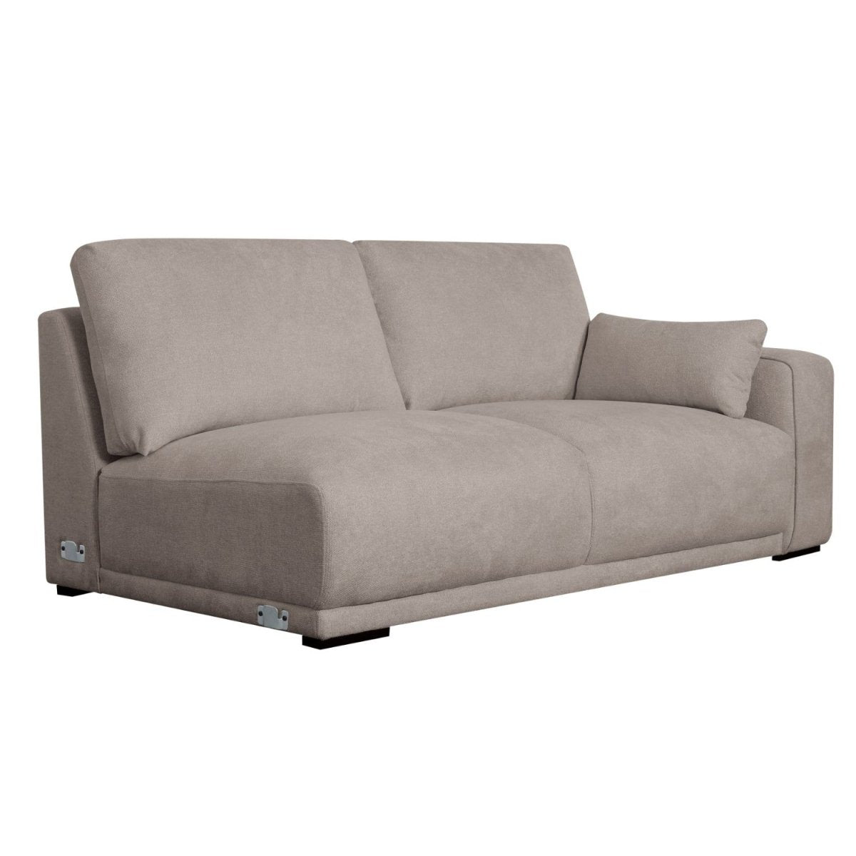 L-Form Ecksofa Links - Stoffbezug Beige