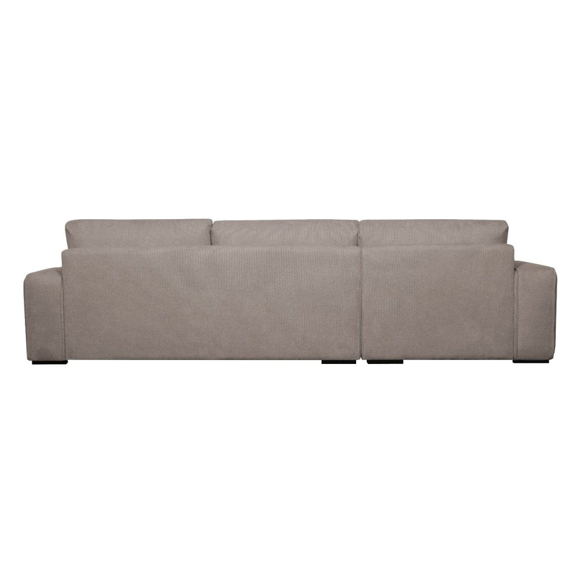 L-Form Ecksofa Links - Stoffbezug Beige