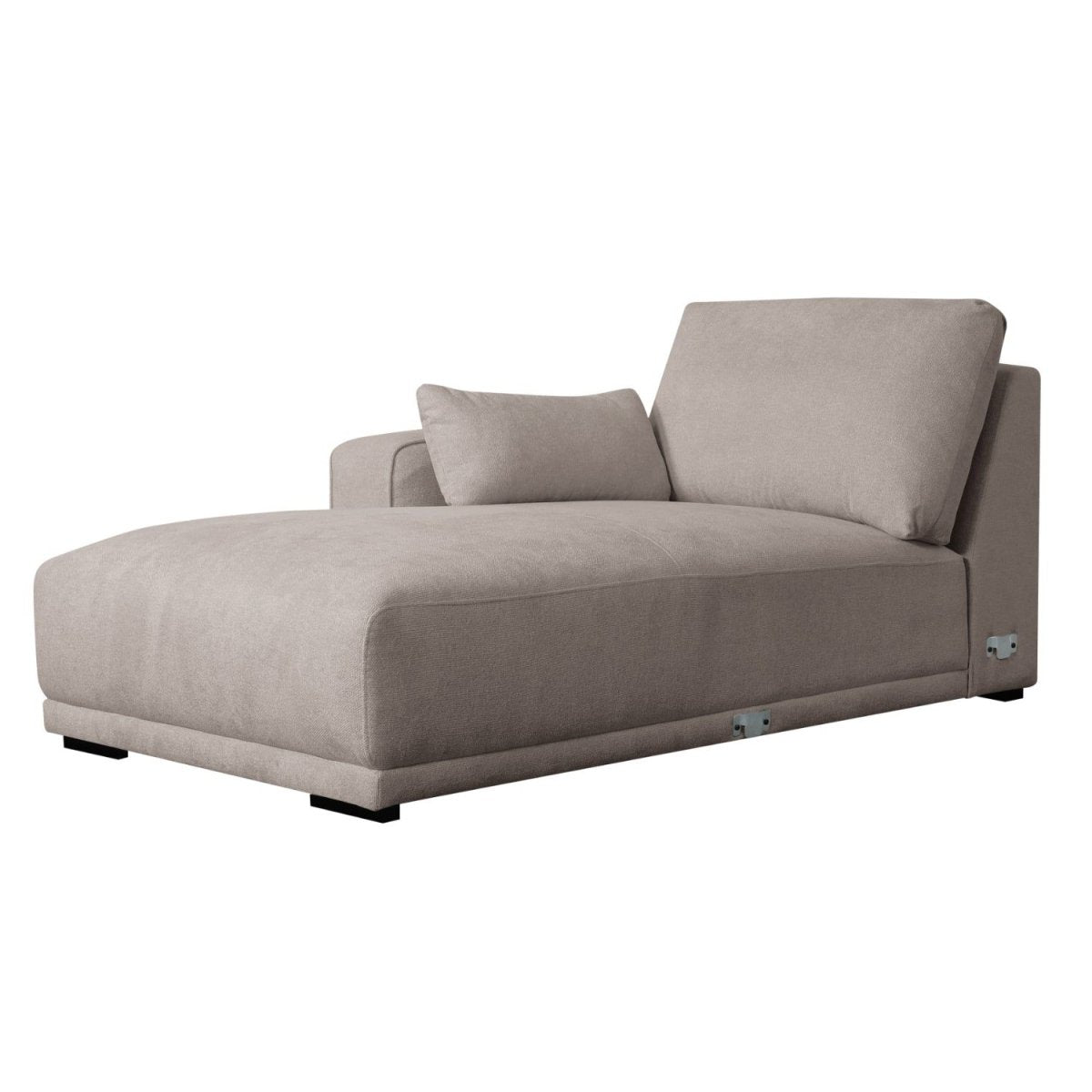 L-Form Ecksofa Links - Stoffbezug Beige