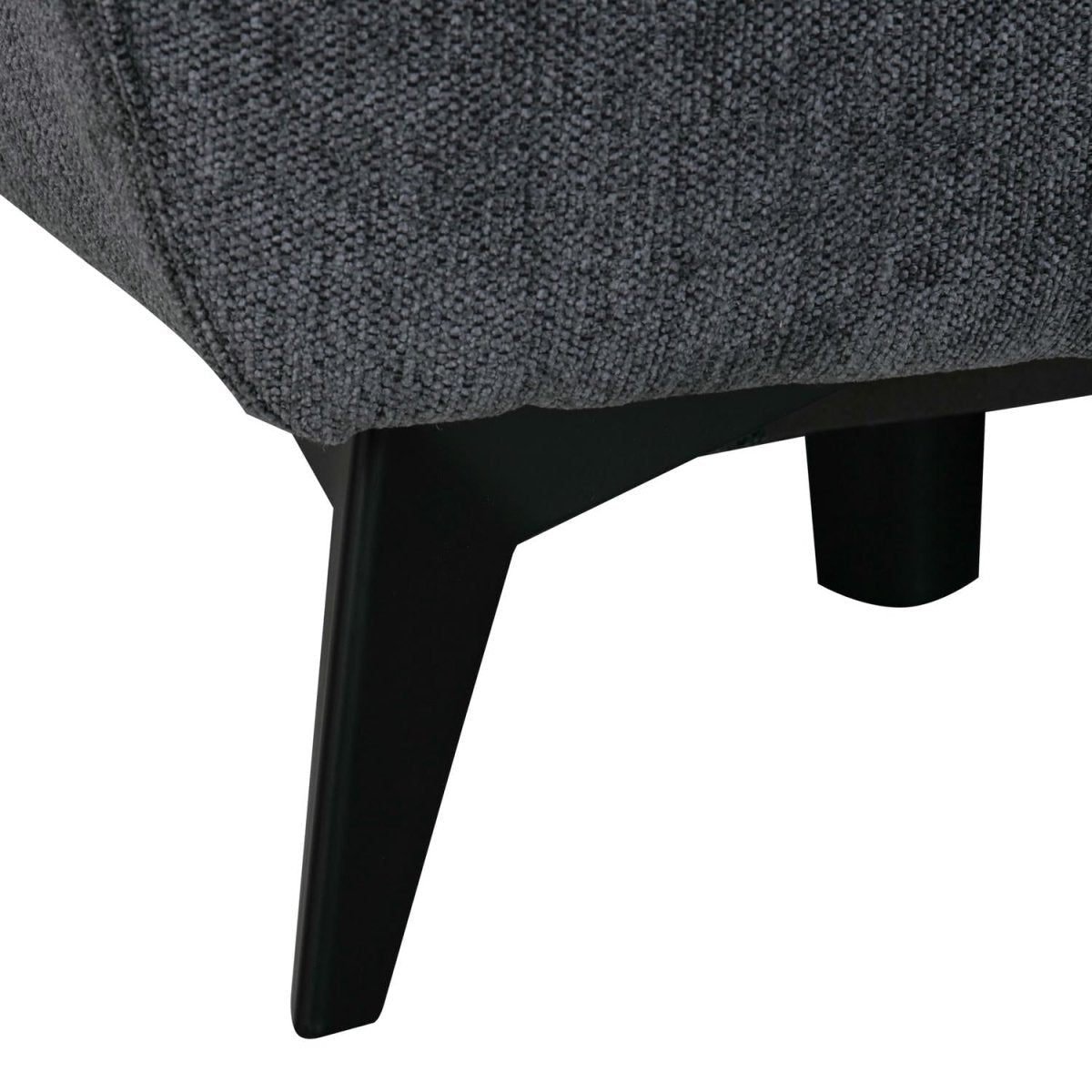 L-Form Ecksofa Rechts - mit Elektrische Relaxfunktion, USB - Stoffbezug Grau