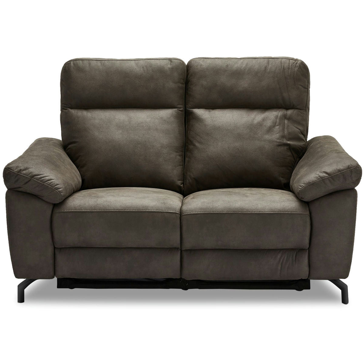 Couchgarnitur 3+2 - mit Elektrische Relaxfunktion, USB - Stoffbezug Taupe