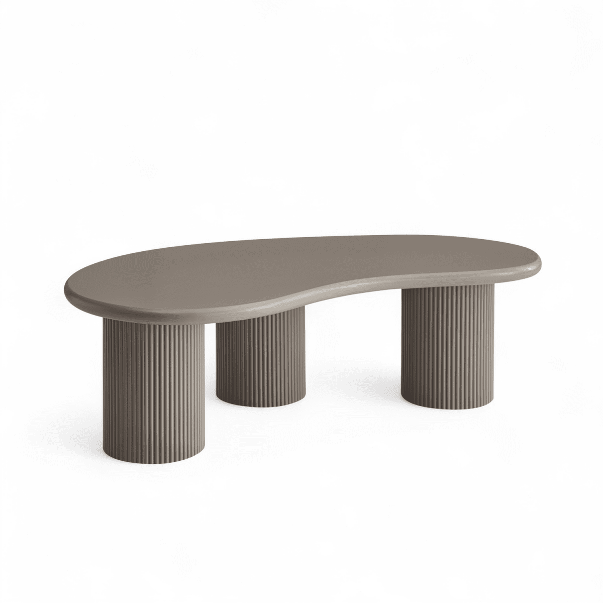 Couchtisch 2er Set ø50/130x70 cm - Taupe