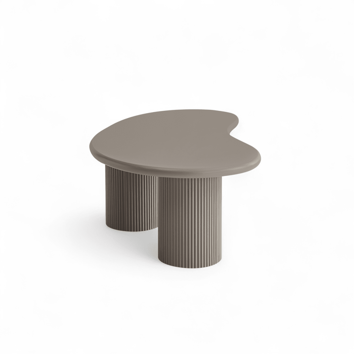 Couchtisch 2er Set ø50/130x70 cm - Taupe