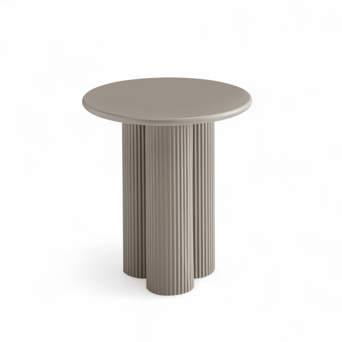 Couchtisch 2er Set ø50/80 cm - Taupe