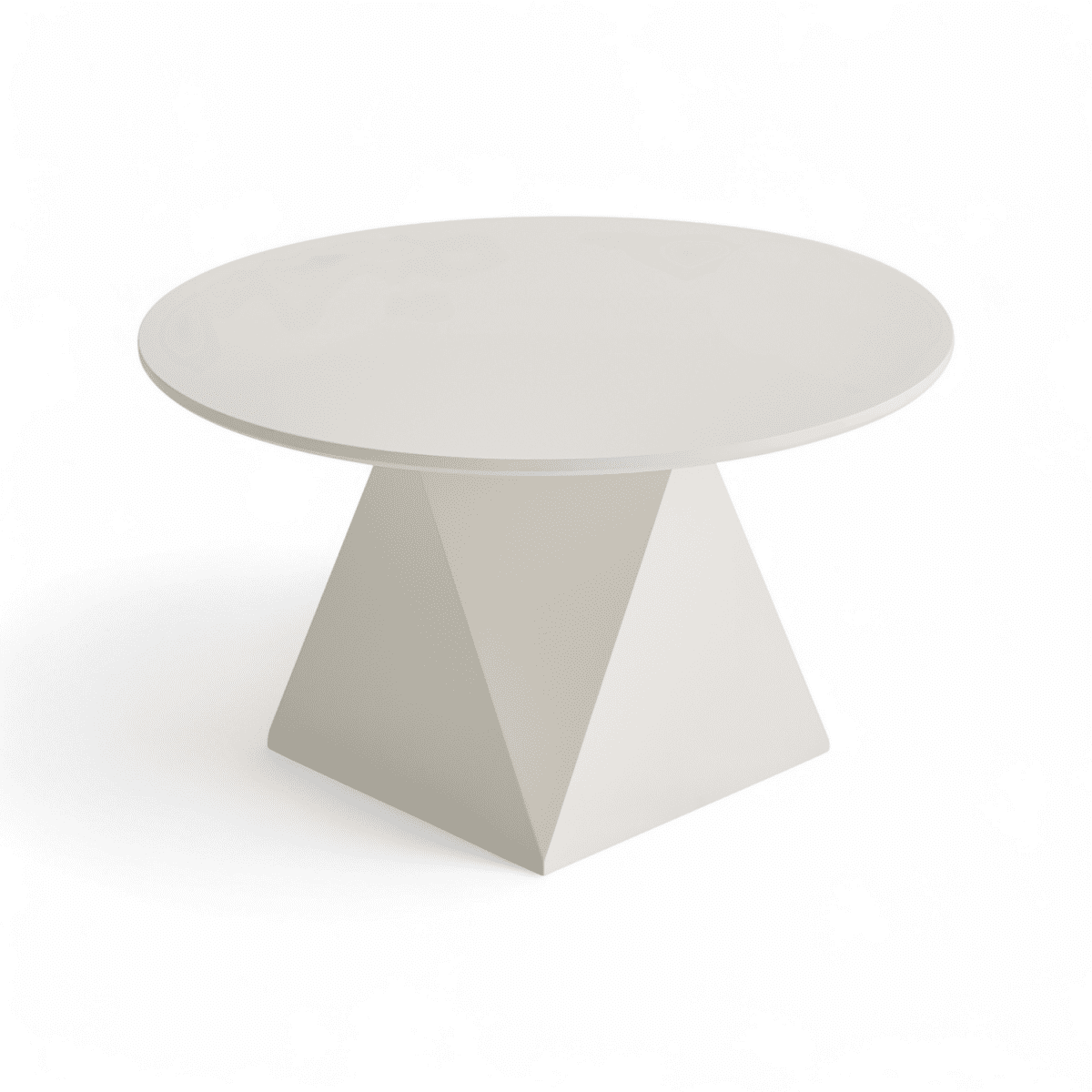 Couchtisch 2er Set ø50/80 cm - Weiß