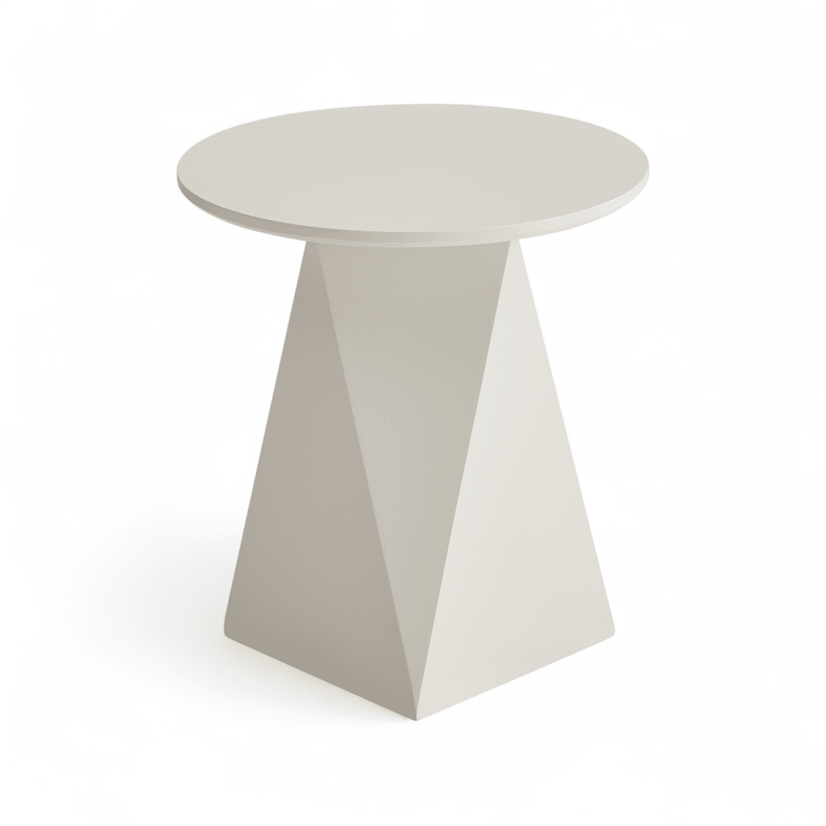 Couchtisch 2er Set ø50/80 cm - Weiß